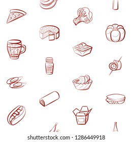 Thumbnails set. Background for printing, design, web. Usable as icons. Seamless. Binary color.