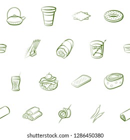Thumbnails set. Background for printing, design, web. Usable as icons. Seamless. Binary color.