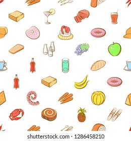 Thumbnails set. Background for printing, design, web. Usable as icons. Seamless. Colored.