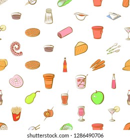 Thumbnails set. Background for printing, design, web. Usable as icons. Seamless. Colored.