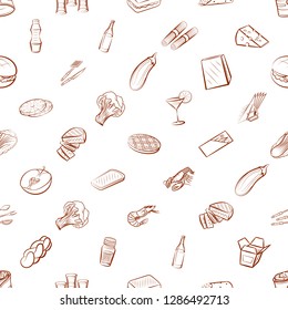 Thumbnails set. Background for printing, design, web. Usable as icons. Seamless. Binary color.