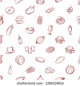 Thumbnails set. Background for printing, design, web. Usable as icons. Seamless. Binary color.