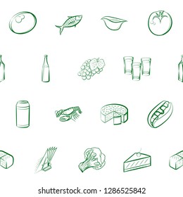 Thumbnails set. Background for printing, design, web. Usable as icons. Seamless. Binary color.