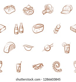 Thumbnails set. Background for printing, design, web. Usable as icons. Seamless. Binary color.