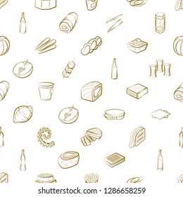 Thumbnails set. Background for printing, design, web. Usable as icons. Seamless. Binary color.