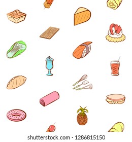 Thumbnails set. Background for printing, design, web. Usable as icons. Seamless. Colored.