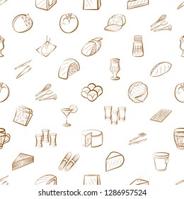 Thumbnails set. Background for printing, design, web. Usable as icons. Seamless. Binary color.