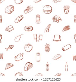 Thumbnails set. Background for printing, design, web. Usable as icons. Seamless. Binary color.
