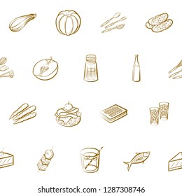 Thumbnails set. Background for printing, design, web. Usable as icons. Seamless. Binary color.