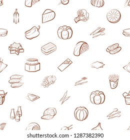 Thumbnails set. Background for printing, design, web. Usable as icons. Seamless. Binary color.