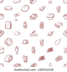 Thumbnails set. Background for printing, design, web. Usable as icons. Seamless. Binary color.