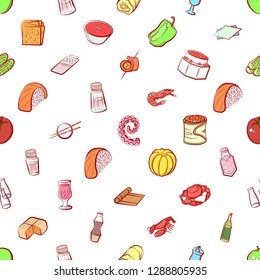 Thumbnails set. Background for printing, design, web. Usable as icons. Seamless. Colored.