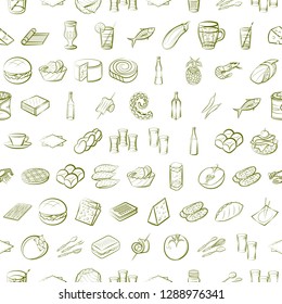 Thumbnails set. Background for printing, design, web. Usable as icons. Seamless. Binary color.