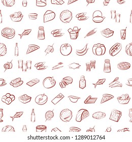 Thumbnails set. Background for printing, design, web. Usable as icons. Seamless. Binary color.