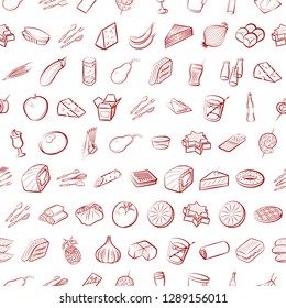 Thumbnails set. Background for printing, design, web. Usable as icons. Seamless. Binary color.