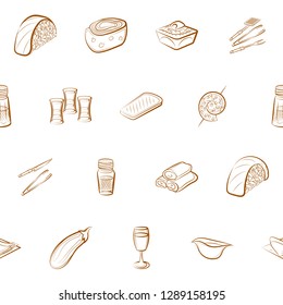 Thumbnails set. Background for printing, design, web. Usable as icons. Seamless. Binary color.