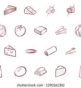 Thumbnails set. Background for printing, design, web. Usable as icons. Seamless. Binary color.