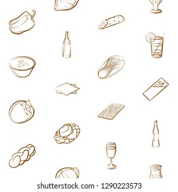 Thumbnails set. Background for printing, design, web. Usable as icons. Seamless. Binary color.