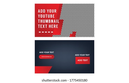 thumbnails template design - vector