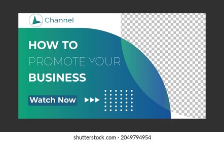 thumbnails template vector design Editable