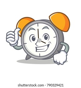 Thumbs Up Alarm Clock Character Cartoon