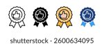 Thumbs Up Award Icon Set Multiple Style Collection
