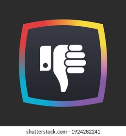 Thumbs Down - App Icon Button