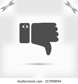 thumbs down icon