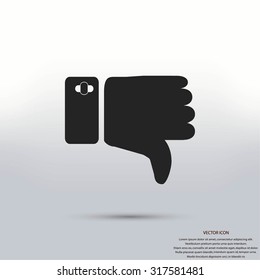 thumbs down icon
