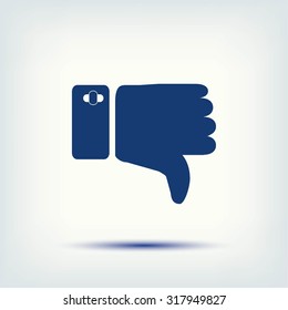 thumbs down icon