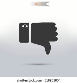 thumbs down icon