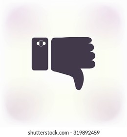 thumbs down icon