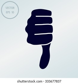 thumbs down icon