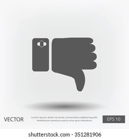 thumbs down icon