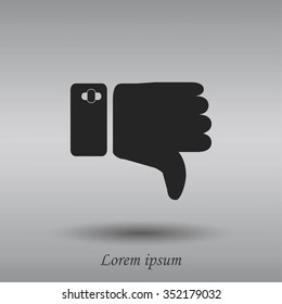 thumbs down icon