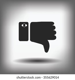 thumbs down icon