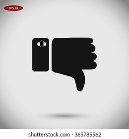 thumbs down icon