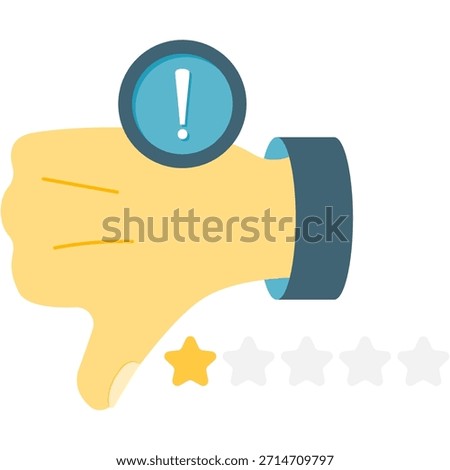 Thumbs Down Icon for Disapproval