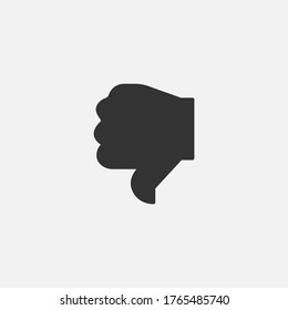 Thumbs down icon. Dislike symbol modern, simple, vector, icon for website design, mobile app, ui. Vector Illustration
