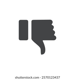 thumbs down icon Flat logo set collection