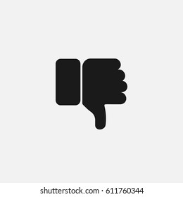 Thumbs down icon Vector.