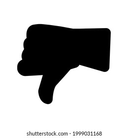 Thumbs down icon.bad,dislike (vector illustration)