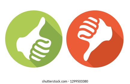 Thumbs Up & Thumbs Down - Rating System (Icons)