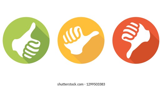 Thumbs Up & Thumbs Down - Rating System (Icons)