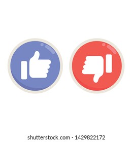 Thumbs up and thumbs down ...ol for web site design