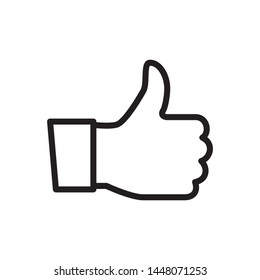 Thumbs up emblems. Like icon. Do symbol. Design Elements for smm, ad, marketing, ui, ux, app and more.