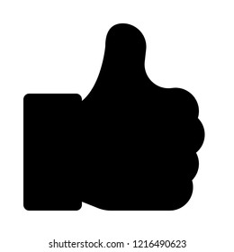 Thumbs up gesture