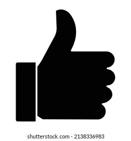 thumbs Glyph Style vector icon which can easily modify or edit 