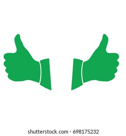 Thumbs up green
