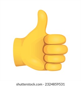 Tauchen Sie ein Hand Emoji Icon Illustration Schild. Human Gesture Vector Symbol Emoticon Design Vektor 10 eps.